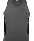 Aussie Pacific Tasman Kids Singlet 3111 Casual Wear Aussie Pacific Ashe/Black 4 