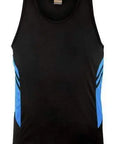 Aussie Pacific Tasman Kids Singlet 3111 Casual Wear Aussie Pacific Black/Cyan 4 