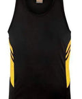 Aussie Pacific Tasman Kids Singlet 3111 Casual Wear Aussie Pacific Black/Gold 4 