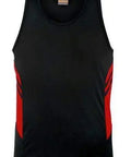 Aussie Pacific Tasman Kids Singlet 3111 Casual Wear Aussie Pacific Black/Red 4 