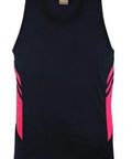 Aussie Pacific Tasman Kids Singlet 3111 Casual Wear Aussie Pacific Navy/Neon Pink 4 