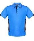 Aussie Pacific Tasman Men's Polo Shirt 1311 Casual Wear Aussie Pacific Cyan/Black S 