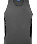 Aussie Pacific Men's Tasman Singlet 1111 Casual Wear Aussie Pacific Ashe/Black S 