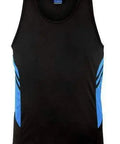 Aussie Pacific Men's Tasman Singlet 1111 Casual Wear Aussie Pacific Black/Cyan S 