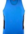 Aussie Pacific Men's Tasman Singlet 1111 Casual Wear Aussie Pacific Cyan/Black S 
