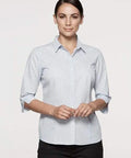 Aussie Pacific Ladies Bayview 3/4 Sleeve Shirt 2906T Corporate Wear Aussie Pacific   