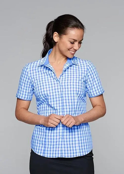 Aussie Pacific Ladies Davenport Short Sleeve Shirt 2908S Corporate Wear Aussie Pacific   