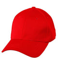 Pique Mesh Cap CH77 Active Wear Australian Industrial Wear Red One size 