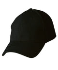 Pique Mesh Cap CH77 Active Wear Australian Industrial Wear Black One size 