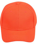 Pique Mesh Cap CH77 Active Wear Australian Industrial Wear Fluoro Orange One size 
