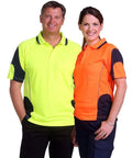 Aiw Alliance Short Sleeve Safety Polo - Unisex  SW71 Work Wear Australian Industrial Wear   