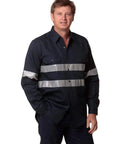 Cotton Drill Work Shirt WT04HV Work Wear Australian Industrial Wear   