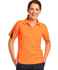 Hi-vis Legend Short Sleeve Polo Ladies' SW26A Work Wear Australian Industrial Wear   
