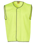 Hi-vis Safety Vest SW02 Work Wear Australian Industrial Wear S-M Fluoro yellow 