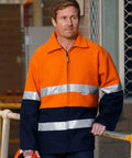 Hi-vis Two Tone Bluey Jacket SW31A Work Wear Australian Industrial Wear   