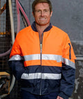 Hi-vis Two Tone Flying Jacket SW16A Work Wear Australian Industrial Wear   