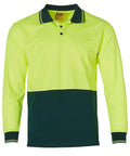 High Visibility Long Sleeve Polo SW05TD Metro Workwear.