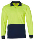 High Visibility Long Sleeve Polo SW05TD Metro Workwear.