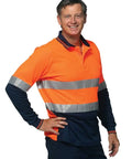 Long Sleeve Safery Polo SW21A Work Wear Australian Industrial Wear   
