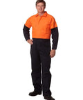 Men's Two Tone Coverall Regular Size SW204 Work Wear Australian Industrial Wear   