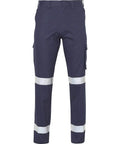 Australian Industrial Wear Work Wear Navy / 74L PRE-SHRUNK DRILL PANTS WITH 3M TAPES Long Leg WP13HV
