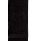 Terry Velour Beach Towel TW04A Work Wear Australian Industrial Wear 75cm x 150cm Black 
