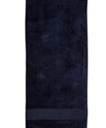 Terry Velour Beach Towel TW04A Work Wear Australian Industrial Wear 75cm x 150cm Navy 