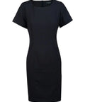 BENCHMARK Ladies’ Poly/Viscose Stretch, Short Sleeve Dress M9282 Corporate Wear Benchmark Charcoal 6 