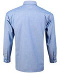 BENCHMARK Men's Chambray Long Sleeve BS03L Corporate Wear Benchmark   