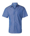 BENCHMARK Men's Nano ™ Tech Short Sleeve Shirt M7001 Corporate Wear Benchmark Indigo Blue 38 