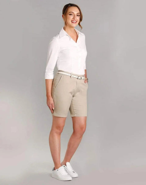 BENCHMARK Women's Chino shorts M9461 Metro Workwear.