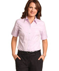 BENCHMARK Women's CVC Oxford Short Sleeve Shirt M8040S Corporate Wear Benchmark   