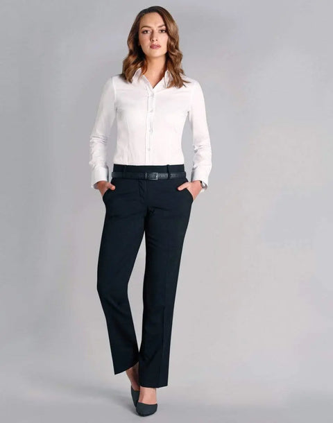 BENCHMARK Women's Wool Blend Stretch Low Rise Pants M9410 Corporate Wear Benchmark   