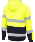 Bisley Workwear Work Wear Bisley TAPED HI VIS FLEECE HOODIE WITH SHERPA  BK6988T