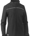 Bisley Workwear Work Wear Black / 6 Bisley WOMENS SOFT SHELL JACKET BJL6060