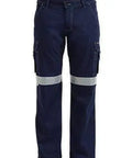 Bisley Workwear Work Wear NAVY (BPCT) / 77R BISLEY WORKWEAR 3M TAPED COOL VENTED LIGHTWEIGHT CARGO PANT  BPC6431T