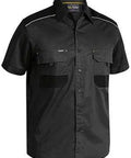 Bisley Workwear Work Wear BISLEY WORKWEAR FLEX & MOVE™ MECHANICAL STRETCH SHIRT SHORT SLEEVE BS1133