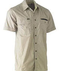 Bisley Workwear Work Wear BISLEY WORKWEAR FLEX & MOVE™UTILITY SHIRT SHORT SLEEVE BS1144