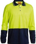 Bisley Workwear Work Wear BISLEY WORKWEAR hi vis long sleeve polo shirt BK6234