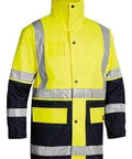 Bisley Workwear Taped Hi Vis 5 In 1 Rain Jacket BK6975 Metro Workwear.