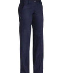 Bisley Workwear Work Wear NAVY (BPCT) / 8 BISLEY WORKWEAR WOMENS ORIGINAL COTTON DRILL  WORK PANT BPL6007