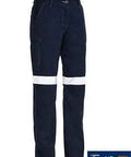 Bisley Workwear Work Wear NAVY (BPCT) / 8 BISLEY WORKWEAR WOMENS TENCATE TECASAFE® PLUS 700 TAPED FR CARGO PANT BPL8092T