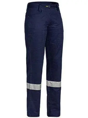 Bisley Workwear Work Wear NAVY (BPCT) / 8 BISLEY WORKWEAR WOMENS X AIRFLOW™ 3M TAPED RIPSTOP VENTED WORK PANT BPL6474T