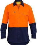 Bisley Workwear Work Wear BISLEY WORKWEAR X AIRFLOW™ RIPSTOP HI VIS SHIRT LONG SLEEVE BS6415