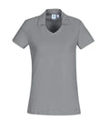 Biz Care Casual Wear Silver / 8 Biz Collection Byron Ladies Polo P011LS