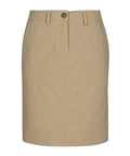 Biz Care Corporate Wear Dark Stone / 6 Biz Collection Lawson Ladies Chino Skirt BS022L