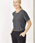 Biz Care Womens Soft Jersey T-Top CS952LS - Simply Scrubs Australia