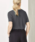 Biz Care Womens Soft Jersey T-Top CS952LS - Simply Scrubs Australia