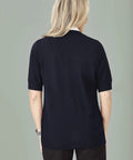 Biz Care Womens Zip Front Short Sleeve Knit CK962LC - Simply Scrubs Australia