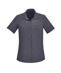 Biz Care Womens Easy Stretch Short Sleeve Shirt CS947LS - Simply Scrubs Australia